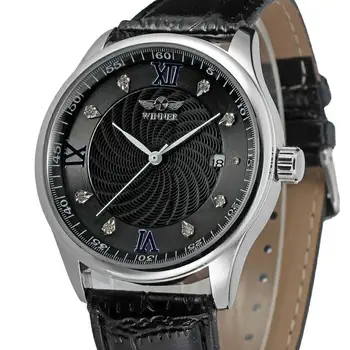 VÍŤAZ HODINKY Štýlové a módne tornádo nízke-key luxusné pánske hodinky mechanické hodinky dva modely na výber