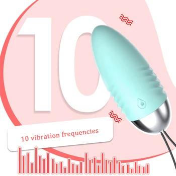 Výkonný Tichý Vibrátor Vajcia Bezdrôtové Diaľkové Ovládanie Skok Vajcia Vaginálne Masér Bullet Vibrátor Dospelých Produkt Sexuálne Hračky Pre Ženy