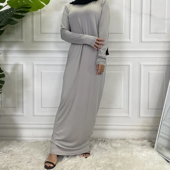 Všetky Zápasom Nových Prírastkov Moslimských Žien Hidžáb Oblečenie Na Blízkom Východe Dubaj Abaya Turecko Kaftan Islamské Oblečenie Femme Arabčina Vestido