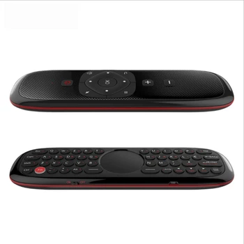 W2 2.4 G Bezdrôtové Klávesnice, Myši Touchpad Infračervené Diaľkové Ovládanie pre Android TV BOX, PC, Projektor