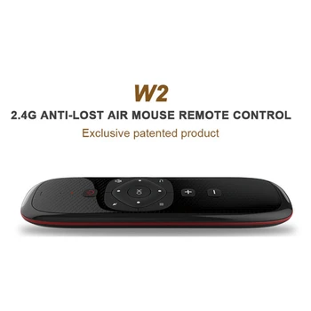 W2 2.4 G Bezdrôtové Klávesnice, Myši Touchpad Infračervené Diaľkové Ovládanie pre Android TV BOX, PC, Projektor