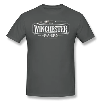 Walking Dead Tričko Červené T-Shirt Shaun Of The Dead - Winchester Vináreň HD Variant Muži Móda Krátky Rukáv