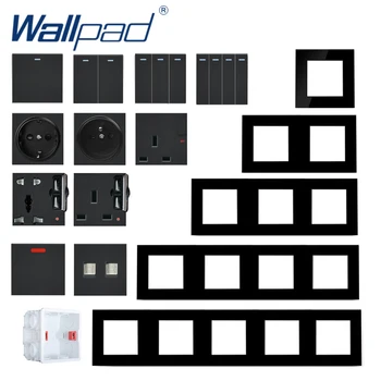 Wallpad Stmievač Light Switch pre Žiarovky Funkčné Tlačidlo Pre Modul len 52*52mm