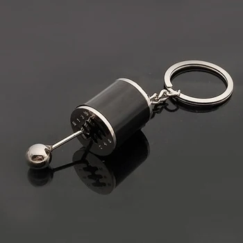 Wannee Radenie Prevodovky Stick Gear Box Kovové Keychain kľúč Reťazca Krúžok Keyring Kľúča držiteľa Prívesok Módne šperky Nové Darček