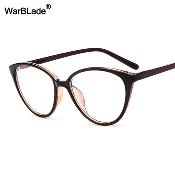 WarBLade Nové Mačka Okuliare Rám Ženy Klasický Rám Zrkadla Ženské Módne Značky Dizajnér Optické Okuliare Oculos de grau