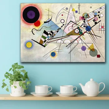 Wassily Kandinsky Abstraktné Umenie HD Plátno na Maľovanie Moderné Plagáty a Tlačí na Steny Umenie Fotografie pre Obývacia Izba Domáce Dekorácie