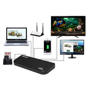 Wavlink USB 3.0 Univerzálny Notebook Dokovacej Stanice Dual Podpora Videa Dvi/Hdmi/Vga na 2048X1152 Externých grafických Ethernet 6 Porty