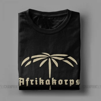Wehrmacht Afrikakorps Logo Mužov Tričko Vtipné Tričká Krátky Rukáv O Neck T-Shirt Bavlna Darček K Narodeninám Oblečenie Plus Veľkosť