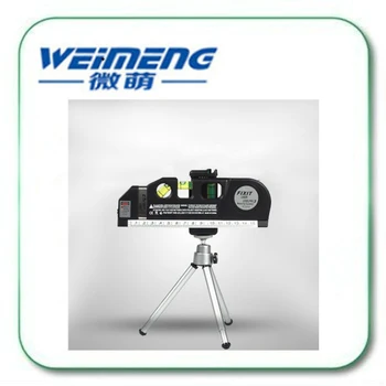 Weimeng značka New Black Laser Úrovni Horizontu Vertikálne Opatrenie Aligner Štandard upravené Metrika Pravítko Viacúčelový Opatrenie