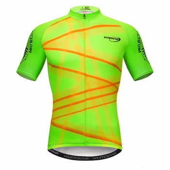 Weimostar 2019 PRO Team cyklistický dres top bike tričko MTB Ropa Ciclismo Vonkajšie oblečenie mužov lete bicyklovanie Maillot nosiť Zelené