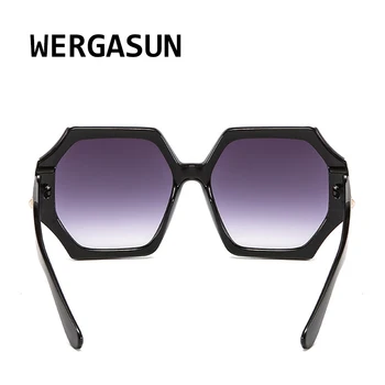 WERGASUN 2020 Mnohouholník Módne Luxusné slnečné Okuliare Ženy Značky Dizajnér Muža/Ženy Okuliare Classic Vintage UV400 Vonkajšie Oculos
