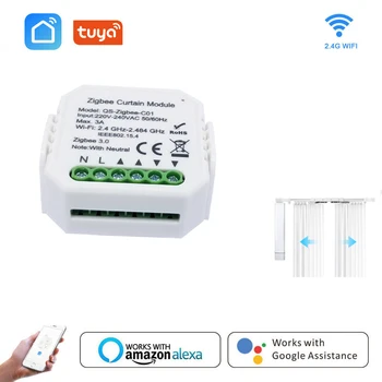 WiFi TUya Smart Zigbee Opony Modul Prepínača Pre Elektrické Rolety Motorových Tuya Bezdrôtové Ovládanie Práce S Alexa Domovská Stránka Google