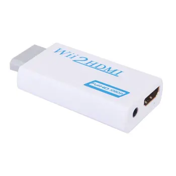Wii HDMI Prevodník Adaptér 3,5 mm Audio Konektor a HDMI Výstup Podporuje Všetky Wii Režimy Zobrazenia 720/1080P Pre HDTV Monitorom