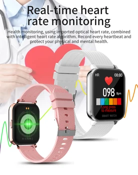 Willgallop MT28 muži ženy business smart hodinky plne dotykový 1.54 palcový telesnej teploty, krvného tlaku kyslíka pre Android Ios
