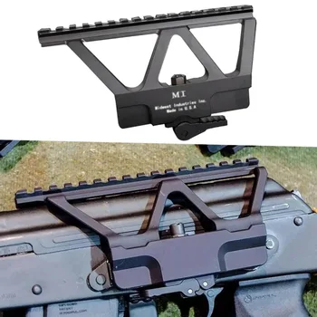 WIPSON Rýchle Odpojenie QD AK Zbraň Strane Železničnej Rozsah Mount s Picatinny Strane Železničnej Montáž Na AK 47 AK 74 Black