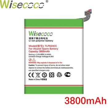 Wisecoco 3800mAh TLP024C1 TLP024CJ Batérie Pre Alcatel A3 SZ-5046 / Lesk Lite SZ-5080 5080X SZ-5046D SZ-5046Y 5046D 5046Y Telefón