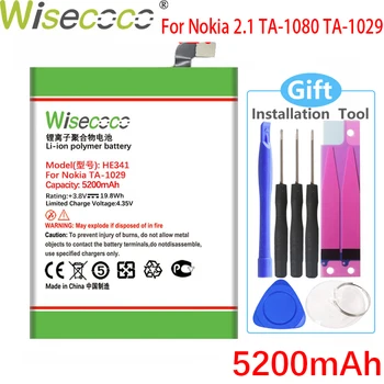 Wisecoco HE341 5000mAh Batérie Pre Nokia CK-1029 Telefón, Batériu Vymeňte + Sledovacie Číslo