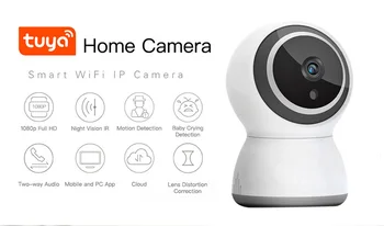 WOFEA Tuya 1080P 2MP WIFI IP Kamera, Bezdrôtové Dohľadu HD CCTV Home Security Wifi Babby Monitor P2P Nočné Videnie