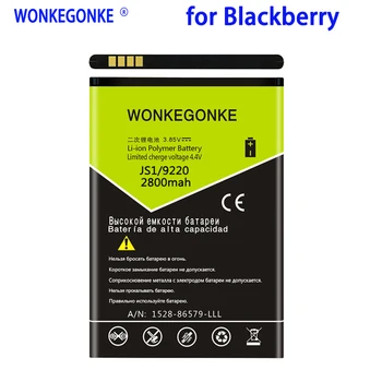 WONKEGONKE 2800mah JS1 J-S1 pre Blackberry Curve 9310 9315 9320 9220 batériu mobilného telefónu