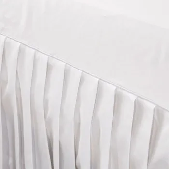 WOSTAR Polyester pevné čipky posteľ sukne hotel krásy, masáže prehoz cez posteľ queen king size vybavené list dvojvrstvové posteľ kryt
