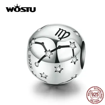 WOSTU 2020 Nové Autentické 925 Sterling Silver Súhvezdí Korálky Fit Originálny Náramok DIY Módne Šperky Strany Darček DXC1218