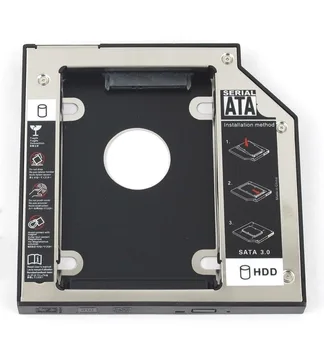 WZSM 12.7 mm, SATA 2. HDD SSD Pevný Disk Caddy pre Lenovo IdeaPad G500 G510 G530 G550 G555