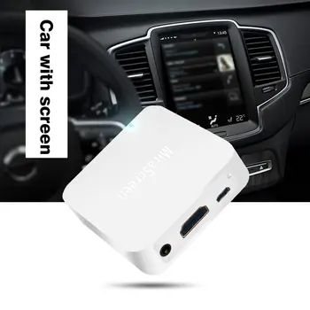 X7 Auto Wireless WIFI Zrkadlo odkaz Box kompatibilný s HDMI Dongle Pre iOS Android Telefónu Audio Video Miracast Zrkadlenie Obrazovky na Auto