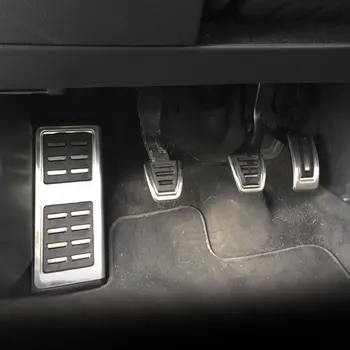 Xburstcar Auto Pedále na Nohy Paliva Brzdové Spojky Krytu pre Volkswagen VW Tiguan 2017 2018 2019 2020 2021 Pedál ochranný Kryt Časti