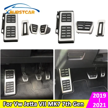Xburstcar Auto Pedále Spp Nohy Zvyšok Kryt Brzdového Spojkový Pedál Príslušenstvo pre Volkswagen Vw Jetta 7 VII MK7 7. Gen 2019 - 2021