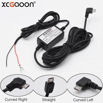 XCGaoon 10 ks/ veľa Nabíjačka do Auta DC Converter Modul 12V 24V 5V 2A s Micro USB Kábel Ochrany Nízkeho Napätia Dĺžka 3.1 meter