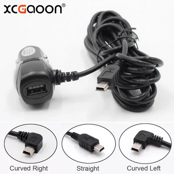 XCGaoon 3.5 meter mini USB Nabíjačka do Auta, Adaptér 5V 2A S USB Portom pre Automobilové DVR Kamera Záznamník / GPS, vstup DC 12V-24V
