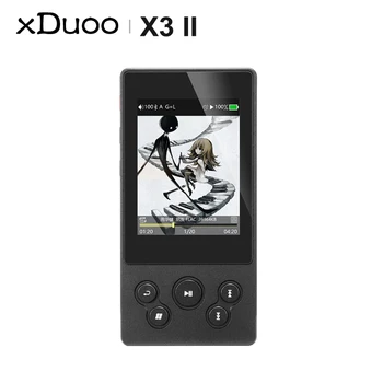 Xduoo X3 II X3II smernice o nebezpečných LÁTKACH Lossless Mp3 Prehrávač s Bluetooth Prenosný mp3 Hudby AMP AK4490 Hráč Hiby Odkaz Šport HIFI Hiby USB Prehrávač