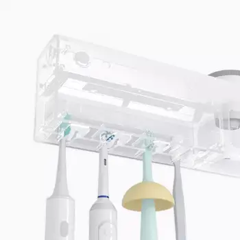 Xiao Dr Meng Smart Dezinfekcia Kefka Držiteľ UV Sterilizátor S Cup Stenu, Nálepky Nastaviť zubná pasta Zásobník Nástrojov