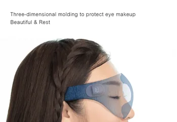 Xiao Mijia Žiarou 3D Stereoskopické Horúce Komprimovať Očná Maska Surround Kúrenie Zmierniť Únavu USB Typ-C Powered pre Prácu Štúdia Zvyšok