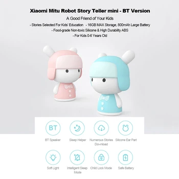 Xiao Mitu Robot Story Teller Robot Mini Bluetooth Reproduktor Dieťa Spať Pomocné Vzdelávacie Hračka, 16GB pre Deti CN Verzia