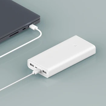 Xiao Power Bank 3 20000mAh USB-C 18W obojsmerná Rýchle Nabíjanie Pitnej Externá Nabíjačka Batérií Poverbank pre iPhone a Samsung