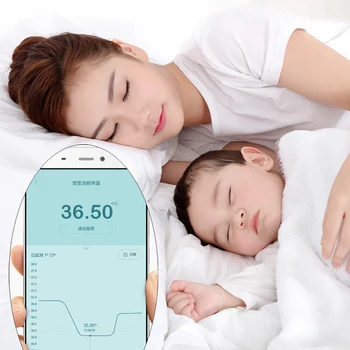 Xiao Youpin MiaoMiaoCe Digitálny Baby Smart Teplomer Signál Vysokej Teploty Accrate Merania Konštantné Vzdialené Monitorovanie