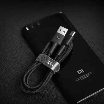 Xiao ZMI USB-C pletená drôt Nočné videnie osvetlenie Prenosné, kábel kravatu 30 cm 1m 2m Typ-C kábel