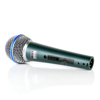 XLR BT58A Prepínač Profesionálne Vintage Ručné Vokálny Dynamický Mikrofón Pre beta 58a beta58a Karaoke Music Studo Fáze Strany Mic