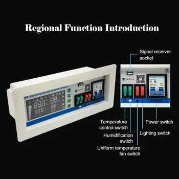 XM-18SW Automatické Vajcia Inkubátor Radič Termostat Hygrostat App Systém Kontroly Teploty Snímače Vlhkosti