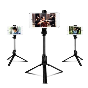 XT09 mobilného telefónu Bluetooth selfie stick s statív integrované multi-function video live podpora držiaka telefónu, pre iphone 11 XR