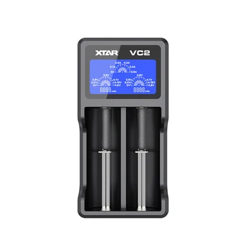 XTAR VC2 VC2 plus VC4 VC2S VC4S nabíjačka pre 10440/16340/14500/14650/18350/18500/18650/18700/21700/20700/17500