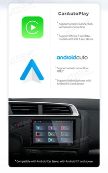 XTRONS CP03 Bezdrôtovú Automobilovú Auto Play CarAutoPlay Dongle pre Apple CarPlay a Android Auto Dongle