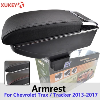 Xukey Strednej Lakťovej Opierky Pre Chevrolet Trax Tracker 2013 - 2017 Konzoly Centrum Black Skladovanie Auto Styling Box Popolník