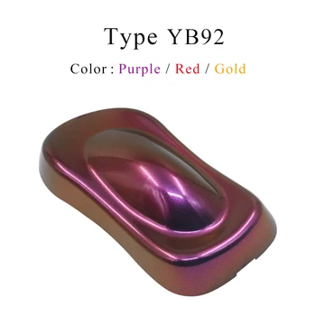 YB92 Chameleon Pigment Prášková vrstva Farbivo pre Autá Automobilov, Umenie, Remeslá Nechty, Dekorácia Akryl P