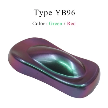 YB96 Chameleon Pigmenty Akrylová Farba Chameleon Prášková vrstva Farbivo pre Autá Umenie, Remeslá Nechty, Dekorácie, Maliarstvo, Dodávky 10g