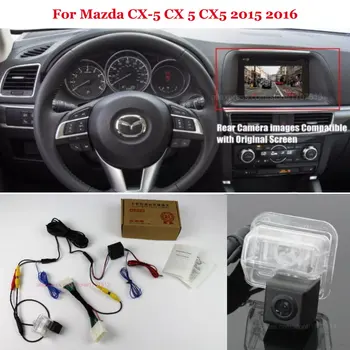 Yeshibation Auto Zozadu Späť Do Zadnej strane Fotoaparátu sa Nastaví Na Mazda CX-5 CX 5 CX5 2016 2017 - RCA & Pôvodnej Obrazovky Kompatibilné