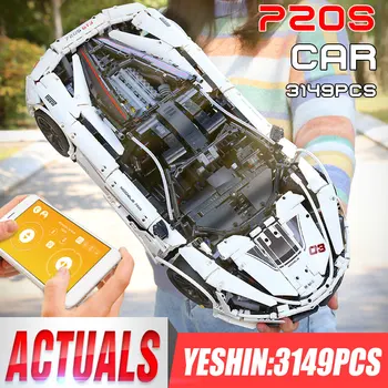 Yeshin 13145 Technické McLaren P1 Pretekárske Auto APP RC Model stavebným Výkon Motora Funkcia Hračka 720S Vianočný Darček