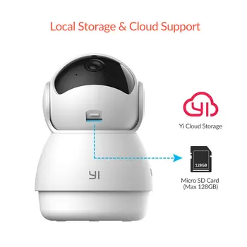 YI Dome Stráže IP Kamera 1080P Smart Home Nočné Videnie Pohybu, Alarm Bezpečnostný monitorovací Systém