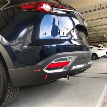 Yimaautotrims Exteriéru, vhodné Pre Mazda CX-9 CX9 2017 2018 2019 2020 ABS Chrome Zadný Nárazník Hmlové Svetlá na Čítanie Rám, Kryt Výbava